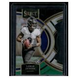 LaMar Jackson Die Cut Prizm Premier 2023 Select #190 Football Card