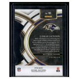 LaMar Jackson Die Cut Prizm Premier 2023 Select #190 Football Card