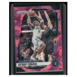 Anthony Edwards Pink Cracked Ice Prizm 2024-25 #100 Minnesota Timberwolves Basketball Card