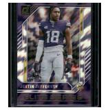 Justin Jefferson 2024 Donruss Foil #30 Elite Series Minnesota Vikings Football Card