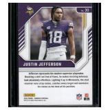 Justin Jefferson 2024 Donruss Foil #30 Elite Series Minnesota Vikings Football Card