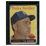 Duke Snider 1958 Topps #88 Vintage Baseball Card