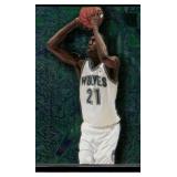 Kevin Garnett RC Metal Insert 1996 Tempered Steel #4 Rookie Minnesota Timberwolves Basketball Card