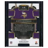 Justin Jefferson Die Cut Prizm 2023 Select Concourse #65 Minnesota Vikings Football Card
