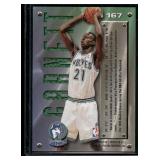 Kevin Garnett RC 1996 Fleer Metal #167 Rookie Minnesota Timberwolves Basketball Card