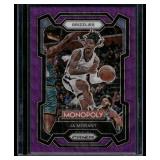 Ja Morant Purple Wave Refractor 2023-23 Prizm Monopoly #44 Basketball Card
