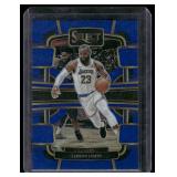 LeBron James Blue Prizm Concourse 2023-24 Select #66 Basketball Card