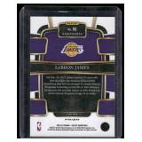 LeBron James Blue Prizm Concourse 2023-24 Select #66 Basketball Card