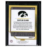 Caitlin Clark RC 2024 Panini #17 Rookie Basketball Card