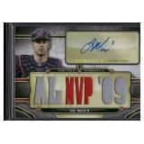 Joe Mauer Auto Relic 25/36 2024 Topps Trople Threads Game Used AL MVP 