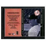 Mariano Rivera Game-Worn Pinstripe Jersey Relic 2002 Skybox Essentials eX Baseball Card