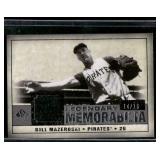 Bill Mazeroski /15 Game-Used Relic 2008 Upper Deck SP Legendary Cuts Memorabilia #LM-BM Numbered 14/15 Baseball Card
