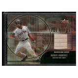 Manny Ramirez Game-Used Bat Relic2002 Fleer Triple Crown RBI Kings Baseball Card