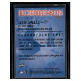 John Smoltz Game-Work Jersey 2003 Topps Chrome Record Breakers #CABA-JS Baseball Card