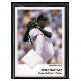 Pedro Martinez Game-Worn Jersey 2003 Fleer Tradition Baseball Card