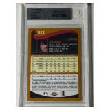 Joe Mauer RC Beckett Graded 9 Mint 2002 Topps Chrome Silver #622 Rookie Minnesota Twins Baseball Card