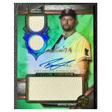 Royce Lewis On Card Auto Relic 25/50 2024 Topps Tribute Future Phenoms #FPAR-RL RARE Minnesota Twins Baseball Card