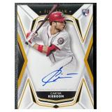 Carter Kieboom Auto RC 2019 Topps Five Star #FSA-KIE Rookie Baseball Card