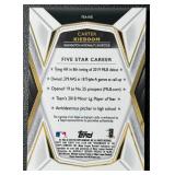 Carter Kieboom Auto RC 2019 Topps Five Star #FSA-KIE Rookie Baseball Card