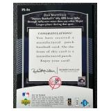 Don Mattingly /50 Premier Stitchings 2007 Upper Deck #PS-80 Numbered 14/50 Baseball Card