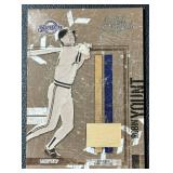 Robin Yount /100 Game-Used Bat Relic 2004 Leather and Lumber Donruss #78 Baseball Card Numbered 068/100