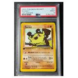 Mankey 1st Edition 2000 Pokémon Rocket #61 PSA 9 Mint Card