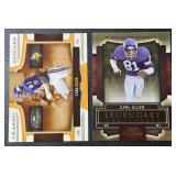 Carl Eller 2 Card /100 Minnesota Viking Football Card Lot