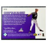 Randy Johnson Game-Worn Jersey Relic 2003 Upper Deck Leading Swatches #LS-RJ1 Baseball Card