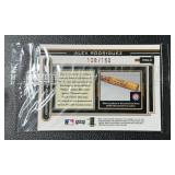 Alex Rodriguez /150 Game-Used Bat 2003 Playoff Pieces of the Game #POG-6 Numbered 108/150 Baseball Card