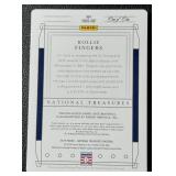 Rollie Fingers Relic Printing Plate 2019 National Treasures #RM-RF Baseball Card