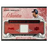 John Smoltz Game-Used Relic 2008 Upper Deck A Piece of History Franchise History #FH-4 Baseball Card