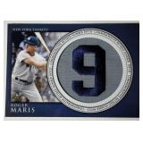 Roger Maris Commemorative Retired Number Patch Card 2012 Topps #RN-RM Baseball