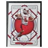 LaMar Jackson /75 2021 National Treasures Collegiate #6 Numbered 58/75 Football Card