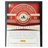 Corey Brewer Auto /99 2013-14 Timeless Treasures Validating Marks #19 Numbered 66/99 Minnesota Timberwolves Basketball Card