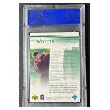Tiger Woods PSA 8 NM-MT RC 2001 Upper Deck Golf #1 Rookie Card