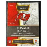 Ronald Jones II Relic /99 2021 Select Prizm #SS-RJO Football Card Numbered 32/99