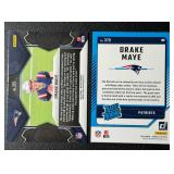 Drake Maye 2 RC Football Rookie Lot
