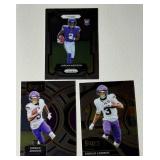 Jordan Addison 3 RC Rookie Minnesota Vikings Football Card Lot