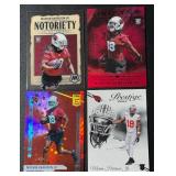 Marvin Harrison 4 RC w/ 2 Numbered Rookie Football Card Lot