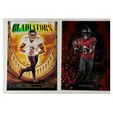 Julio Jones 2 Numbered Card Lot /25 Gladiators /49Red Prizm Premier Football Cards