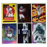 6 Defensive Star Numbered Card Lot - Sauce Gardner /199, Will Anderson, Jalen Carter, and More Football Cards