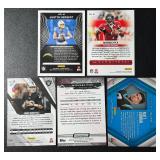 5 Quarterback Numbered Card Lot - Herbert, Vick, Garoppolo, Corrall Football Cards