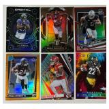 6 Running Back Star Numbered Card Lot - Jacobs /99, Pacheco /125, Herbert /199, Robinson /49, Dobbins / 35, Harris /299 Football Cards