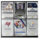 6 Wide Receiver Low Numbered Football Card Lot