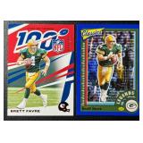 Brett Favre 2 Numbered Card Lot /125 and /199 Football Cards