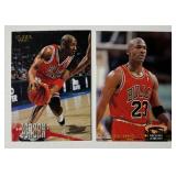 Michael Jordan 2 Card Basketball Lot