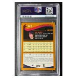 Joe Mauer Gold RC PSA 8 NM-MT 2002 Topps #622 Rookie Minnesota Twins Baseball Card