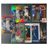 Zion Williamson 9 Card Basketball Lot With RCs, Refractors, and Prizms