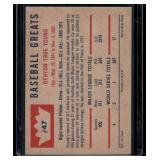 Cy Young 1960 Fleer #47 Vintage Baseball Card