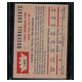 Ty Cobb 1960 Fleer #42 Vintage Baseball Card